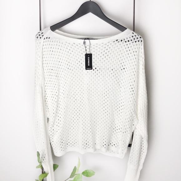 Open Knit Sweater Women’s M NWT Express - Picture 2 of 7